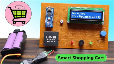 rfid based intelligent shopping trolley system|IoT based Smart Shopping Cart using RFID and NodeMCU .